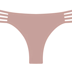 Boutine LA Deep Taupe Classic Strap Bottoms