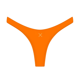 Boutine LA Bikini Tops X Chic 80s Wild Orange Chic 80's Bottoms