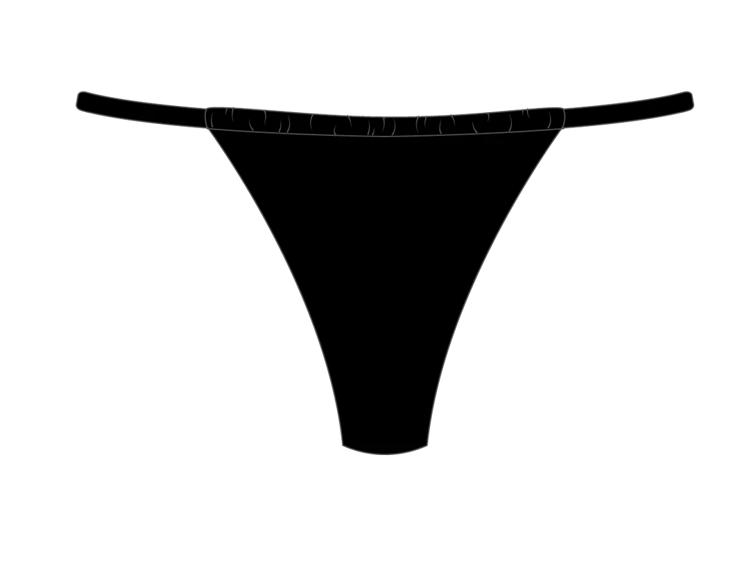 Boutine LA Manhattan Black Adjustable Bottoms