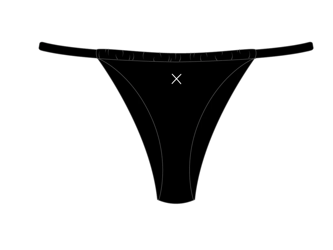 Boutine LA Manhattan Black Adjustable Bottoms