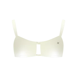 Boutine LA TOPS OFF-White SATIN Atlantic Top