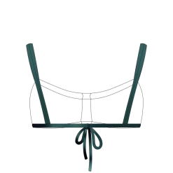 Boutine LA TOPS Sage Green SATIN Atlantic Top