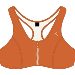 Boutine LA Burnt Orange Zipper Top