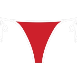 ChooksLA Bay Red Side-Tie Bottom