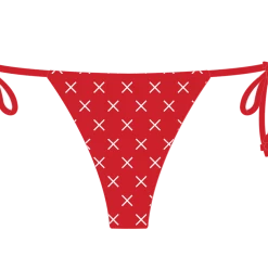 Boutine LA Red Logo Print Beachy Bottom