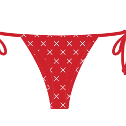 Boutine LA Red Logo Print Beachy Bottom
