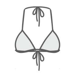 Boutine LA Ash Grey Bikini Top II