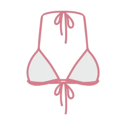 Boutine LA Guava Bikini Top II MATCHING SETS