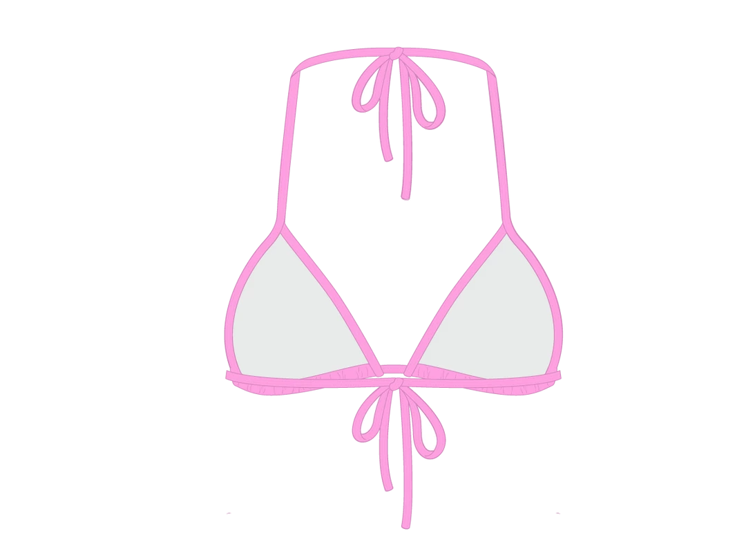 Boutine LA MATCHING SETS Taffy Pink Bikini Top II