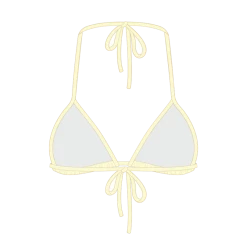 Boutine LA Bikini Tops Vanilla Bikini Top II