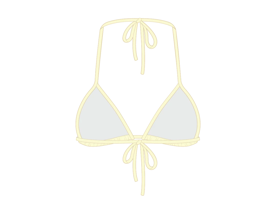 Boutine LA Bikini Tops Vanilla Bikini Top II