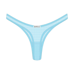 Boutine LA Baby BlueMesh 80s Thong UNDERWEAR