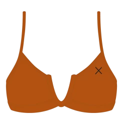 Boutine LA Burnt Orange V-Cut Top