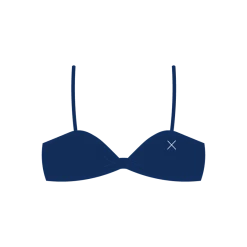 Boutine LA TOPS Laguna Blue Bow Tie Top