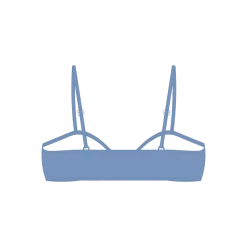 Boutine LA TOPS Slate Blue Bow Tie Top