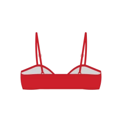 Boutine LA Rose Red Bow Tie Top