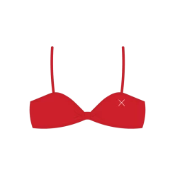 Boutine LA Rose Red Bow Tie Top