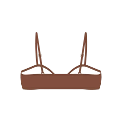 Boutine LA Cocoa Brown Bow Tie Top