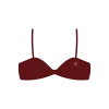 Boutine LA Plum Red Bow Tie Top