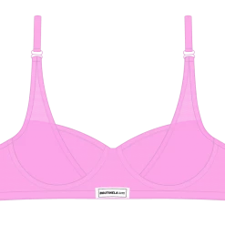 Boutine LA Pink Mesh Lace Underwire Bra