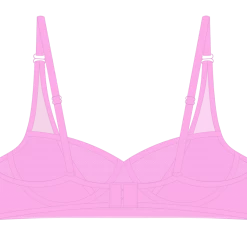 Boutine LA Pink Mesh Lace Underwire Bra