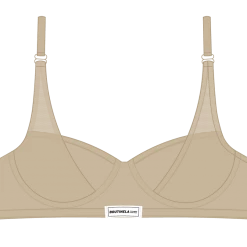 Boutine LA Khaki Mesh Lace Underwire Bra