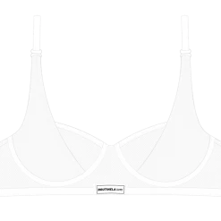 Boutine LA White Mesh Lace Underwire Bra UNDERWEAR