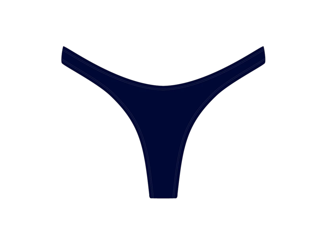 Boutine LA Bikini Tops X Chic 80s Malibu Blue Chic 80's Bottoms