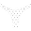 Boutine LA White Logo Print Chic 80's Bottoms
