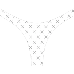 Boutine LA White Logo Print Chic 80's Bottoms