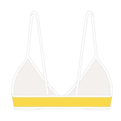 ChooksLA Tropical Yellow Fitted Top II