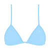 Boutine LA Bikini Tops X Chic 80s Cloudy Blue Bikini Top II