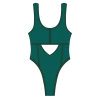 Chooks Anchor Green Contour One-Piece ONE PIECES