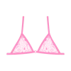 Boutine LA UNDERWEAR Cupid Pink Minimal Lace Bralette