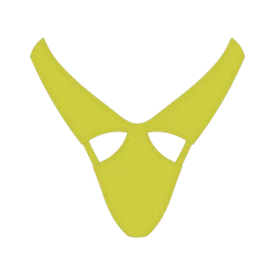 Basicallyswim Lemon-Lime Cut-Out Bottoms