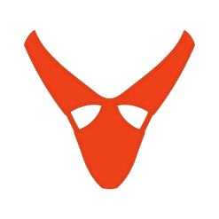 Basicallyswim Straw-Cherry Cut-Out Bottoms