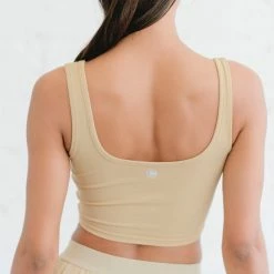 Boutine LA ACTIVEWEAR Tan Varsity Tennis Skirt