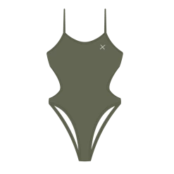 Boutine LA Moss Green Dive One Piece
