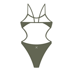 Boutine LA Moss Green Dive One Piece