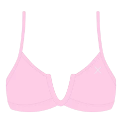 Boutine LA Dusty Pink V-Cut Top MATCHING SETS