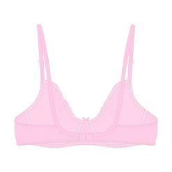 Boutine LA Dusty Pink Lace Bow Bra