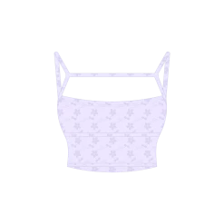 Boutine LA MATCHING SETS Lavender Eyelet Lace Backless Top