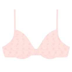 Boutine LA MATCHING SETS Daisy Pink Lace Bustier Top