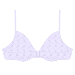 Boutine LA Lavender Lace Bustier Top MATCHING SETS