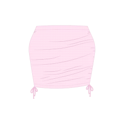 Boutine LA Dusty Pink Mesh Mini Skirt