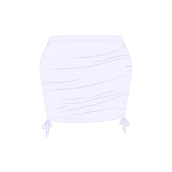 Boutine LA Lavender Mesh Mini Skirt COVER-UPS