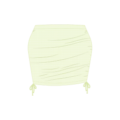 Boutine LA Ocean Blue Mesh Mini Skirt