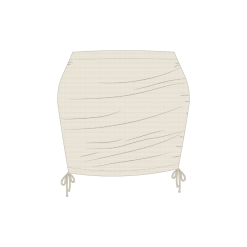 Boutine LA Tan Mesh Mini Skirt