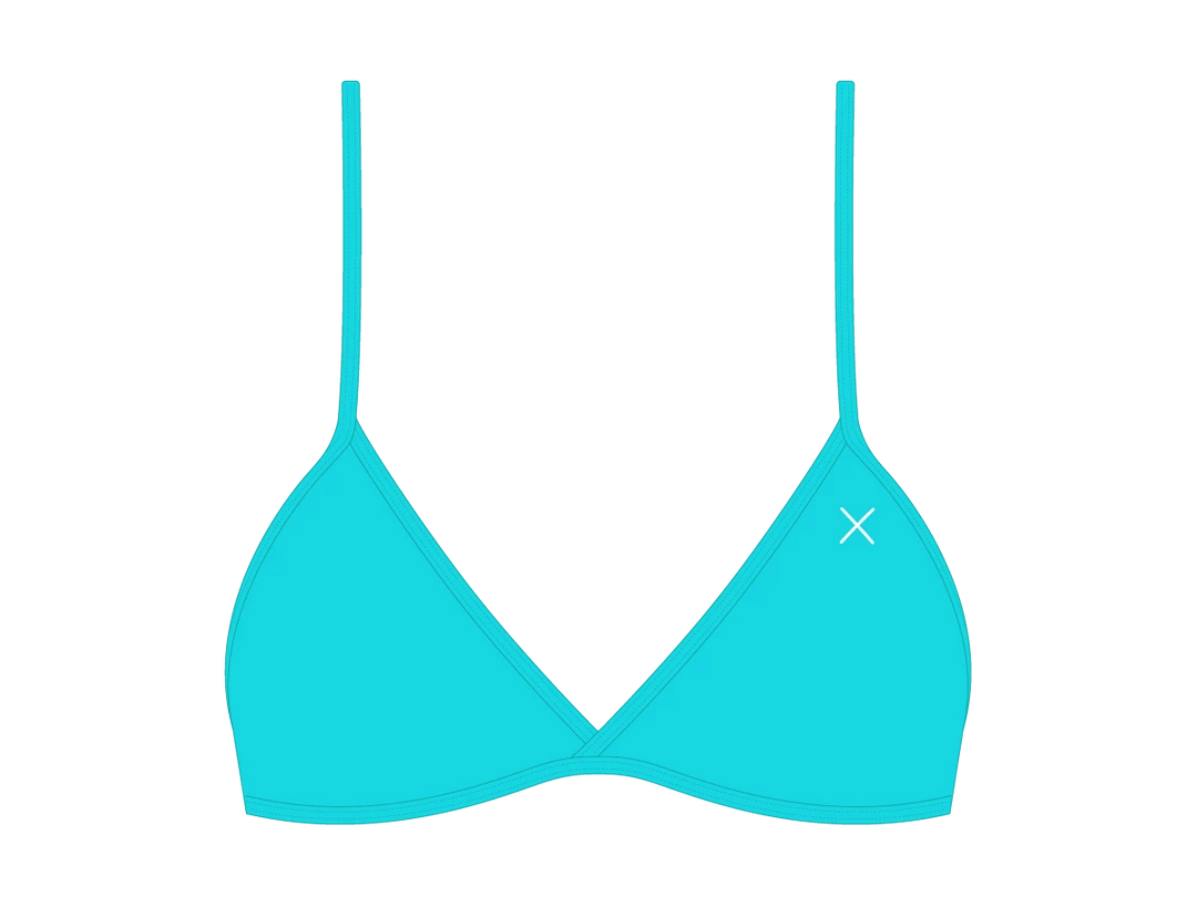 Boutine LA TOPS Baby Blue Fitted Top II