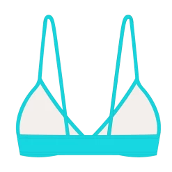 Boutine LA TOPS Baby Blue Fitted Top II